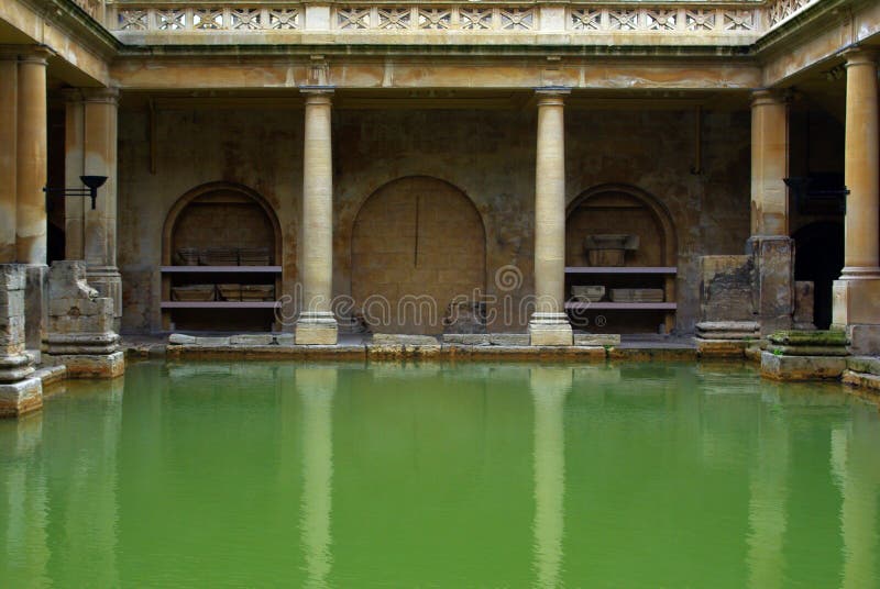 The swimming pool in Bath hot springs. Ancient pagan celtic images stock images, royalty-free photos and pictures