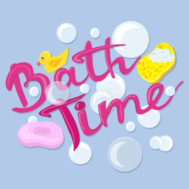 Bath Time Rubber Duck Stock Illustrations 258 Bath Time Rubber Duck