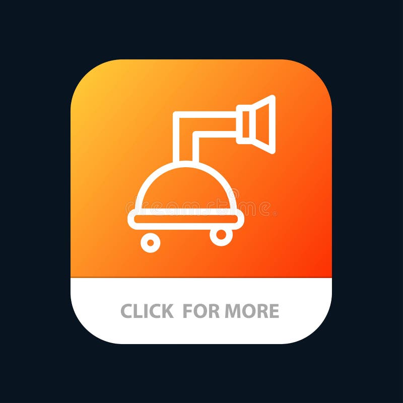 Bathroom, Clean, Shower Mobile App Button. Android and IOS Line Version