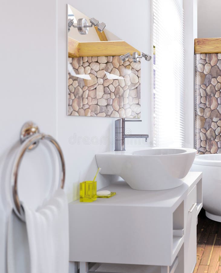Bathroom Design in Detail stock photo. Image of bath 127446658