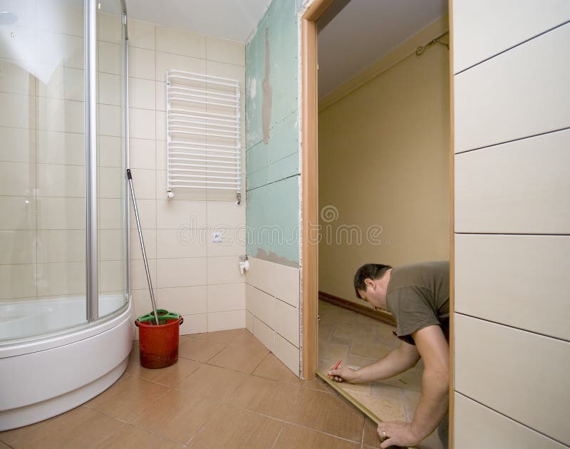 Bathroom door renovation