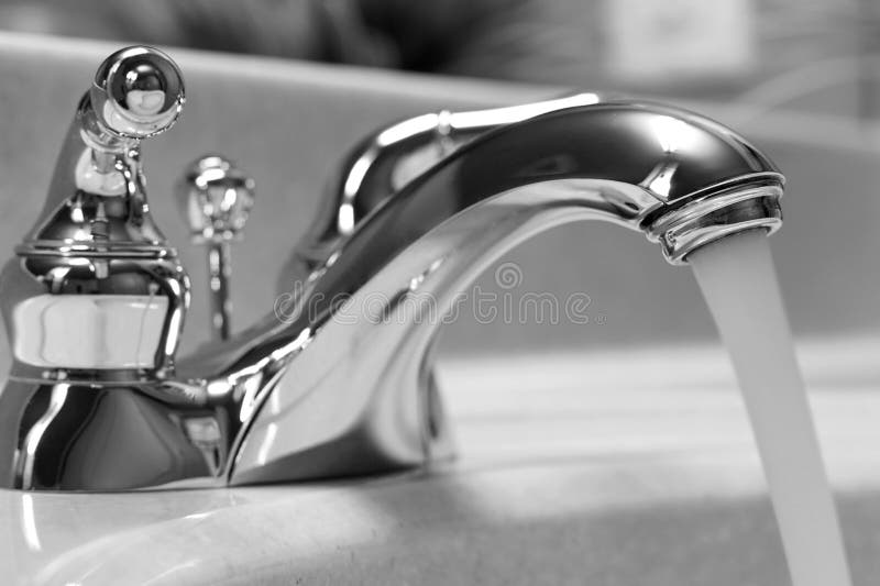 Bathroom Faucet royalty free stock images