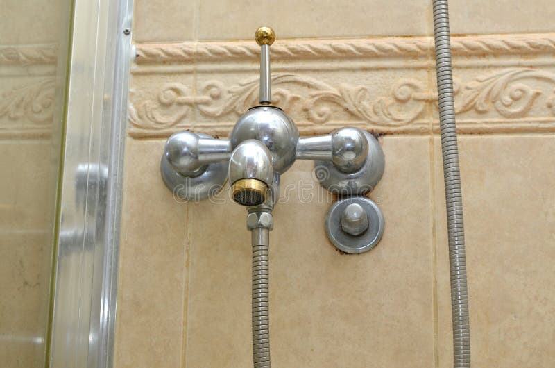 Removing Old Bathroom Faucet Stock Image Image of faucet, flow 124324911