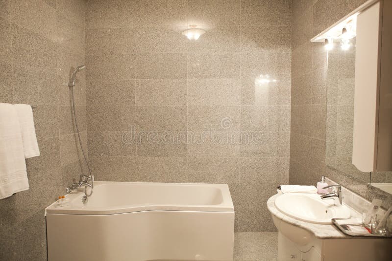 Bathroom from a hotel stock photo. Image of clean, hygiene 41764298