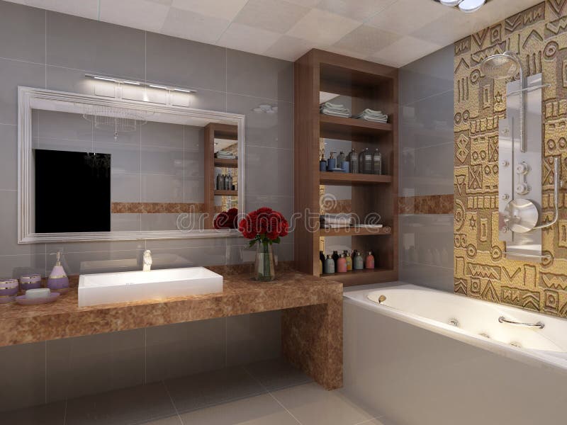 Bathroom interior