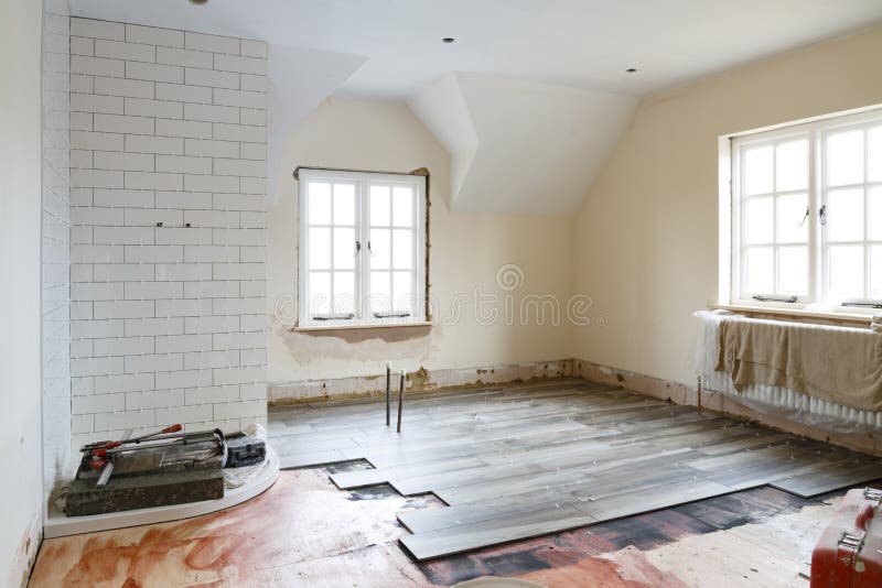 Bathroom refit tiling