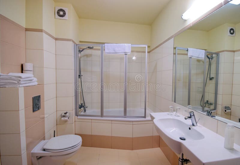 Bathroom shower cabin. stock photo. Image of designer 2639628