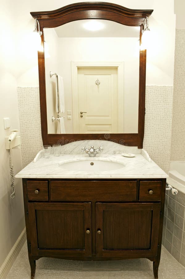 Elegant sink stock photo. Image of faucet, chessboard 8088146