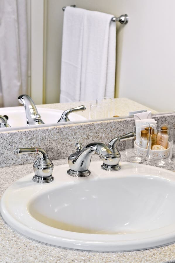 Bathroom sink stock photo. Image of chrome, bathroom - 19672542