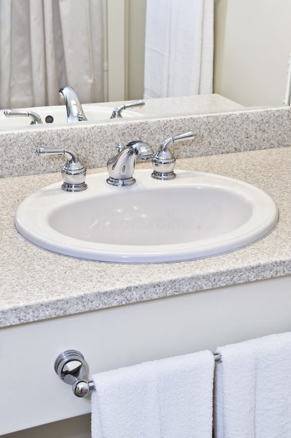 Bathroom sink stock photo. Image of chrome, bathroom - 19672542