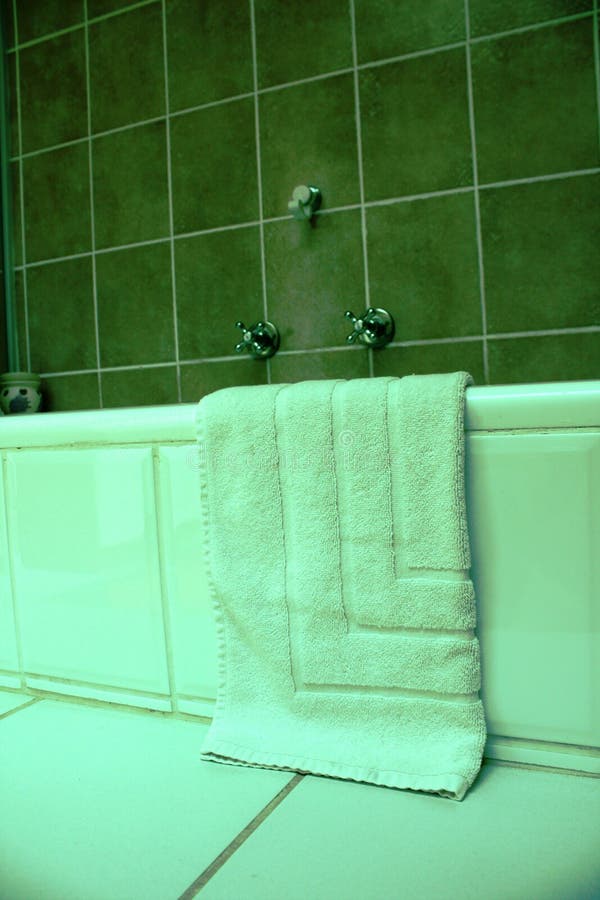 Black & White Bath Towels Stock Image Image of fabric, check 4920711