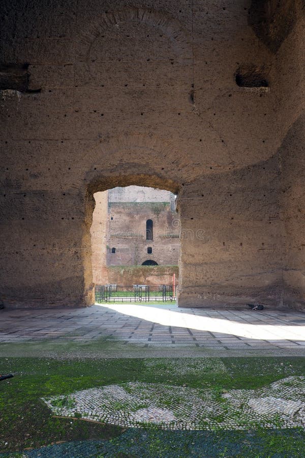 Baths of Caracalla in Rome, Italy royalty free stock photography Baths of Caracalla in Rome, Italy royalty free stock photography
