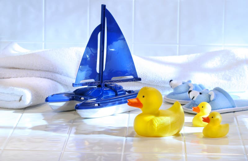 Bathtime fun royalty free stock photos