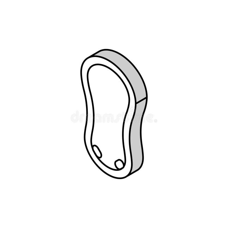 Ilustrarea vectorului pictogramei izometrice pentru bebeluși în cadă vector illustration