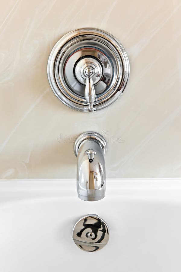 Brass bath taps stock image. Image of plug, brass, gold 4117257