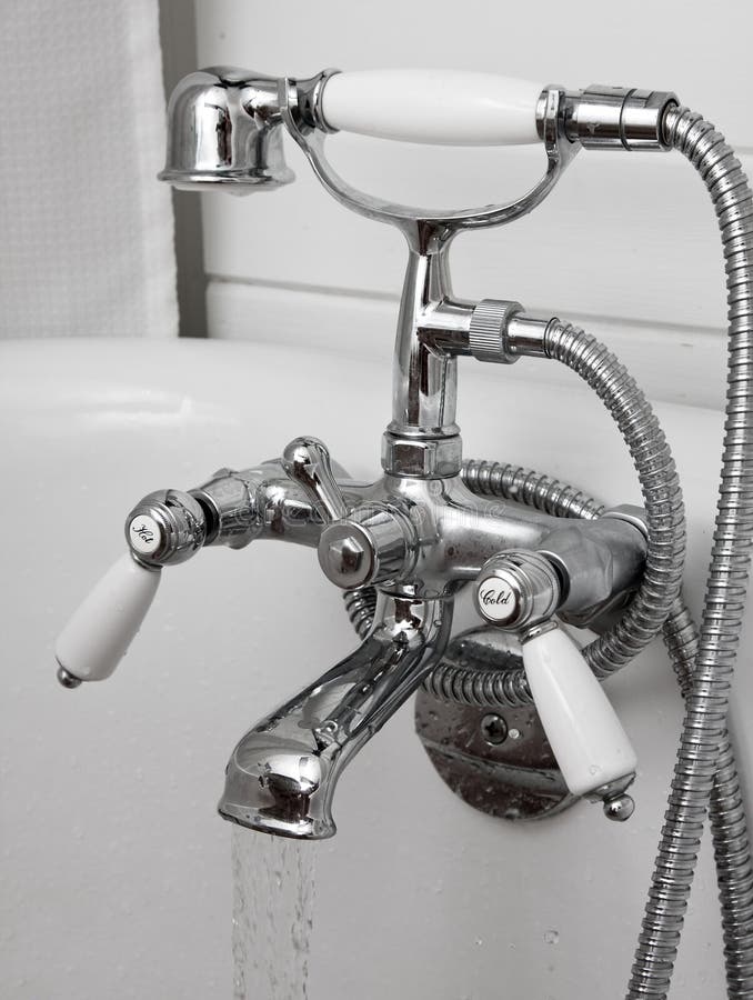 Bathtub taps stock photo. Image of bathtub, bathroom 10626380