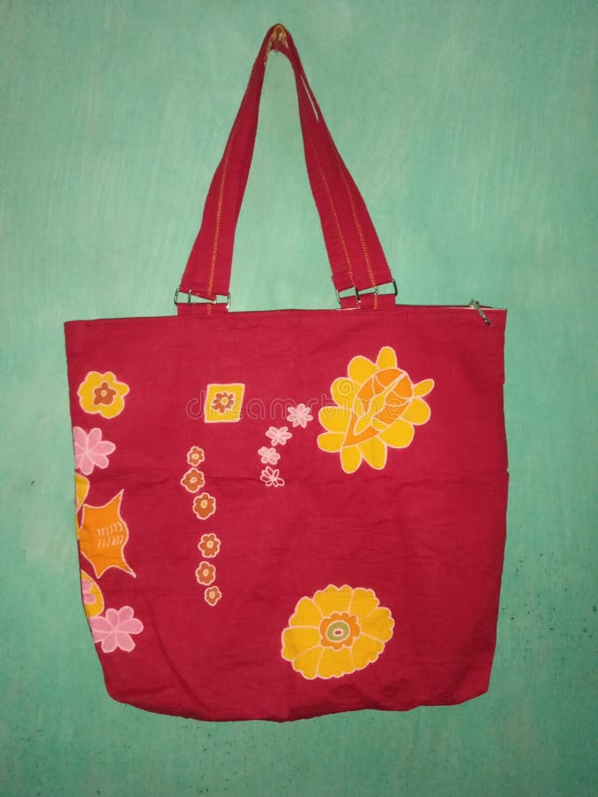 Batik Bag stock image. Image of cotton, batik, traditional - 243058223