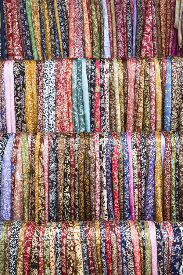 Batik sarongs stock image Image of scarfs colorful 