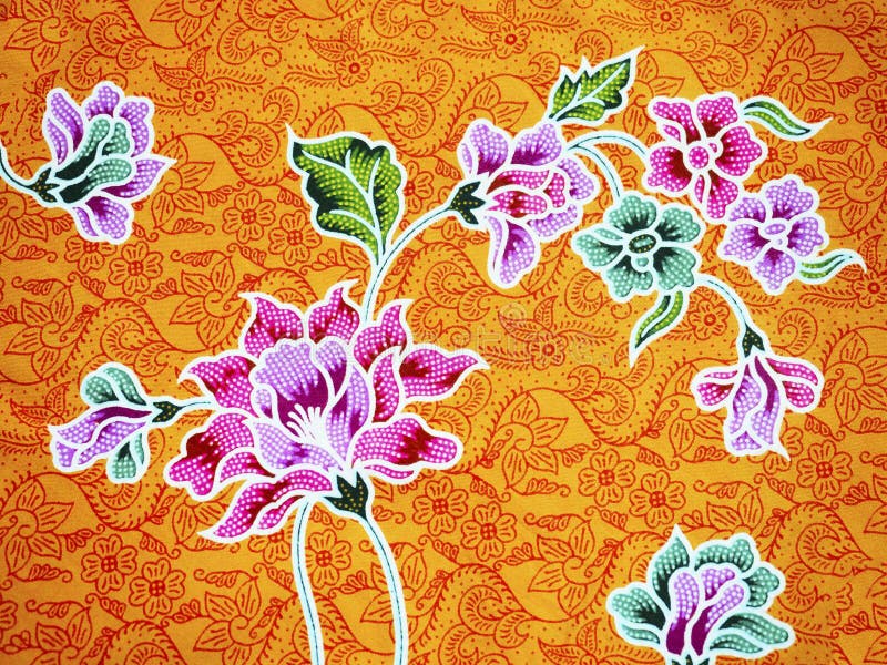 Corak Batik Motif Flora