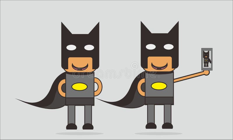 Batman Selfie Stock Illustrations – 2 Batman Selfie Stock Illustrations,  Vectors & Clipart - Dreamstime