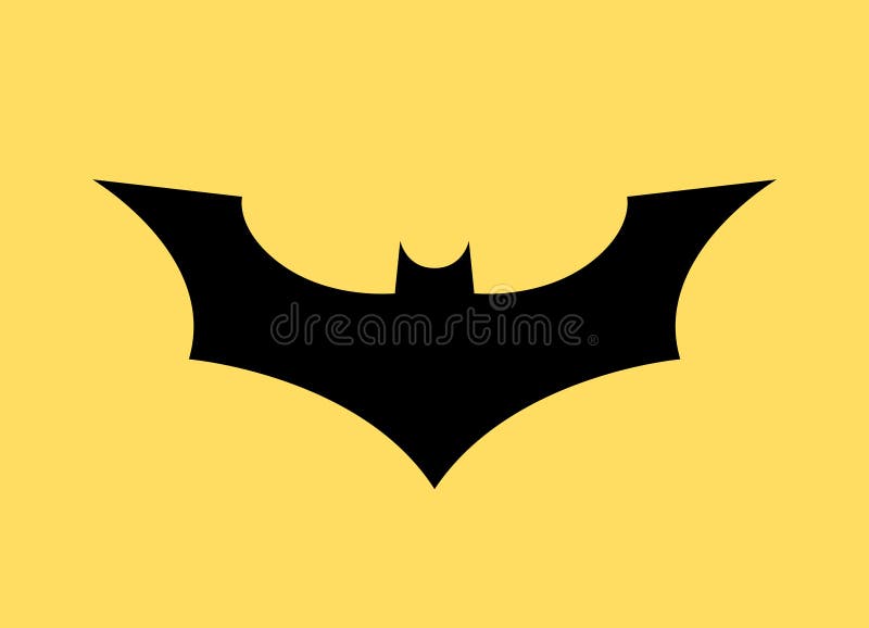 Batman Vector Logo Concept Icon. Bat Man Dark Knight Superhero Cartoon  Abstract Icon Stock Vector - Illustration of night, animal: 184372656