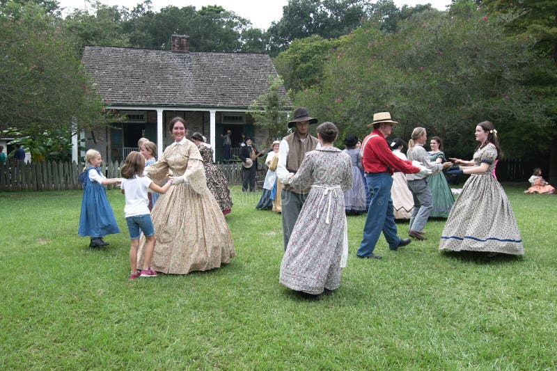Actors Dancing At The Rural Life Museum In Baton Rouge Editorial Image - Image of culture ...