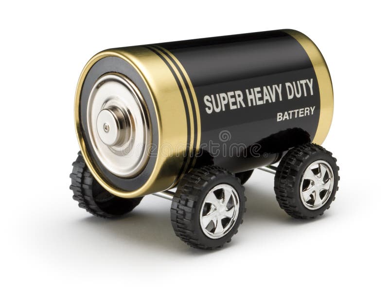 batteribil royaltyfri bild batteribil royaltyfri bild