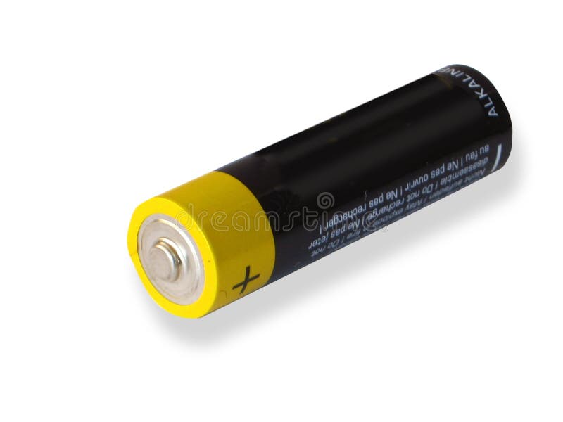 Two Double a Batteries stock photo. Image of accumulator 31397432