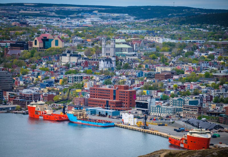 A birdseye view of St. Johns, the capital and largest city of Newfoundland, one of Canadaâ€™s Atlantic provinces. The city is known for its colorful buildings and harbor. It is said to be the oldest city in North America, dating back nearly 500 years. A birdseye view of St. Johns, the capital and largest city of Newfoundland, one of Canadaâ€™s Atlantic provinces. The city is known for its colorful buildings and harbor. It is said to be the oldest city in North America, dating back nearly 500 years.