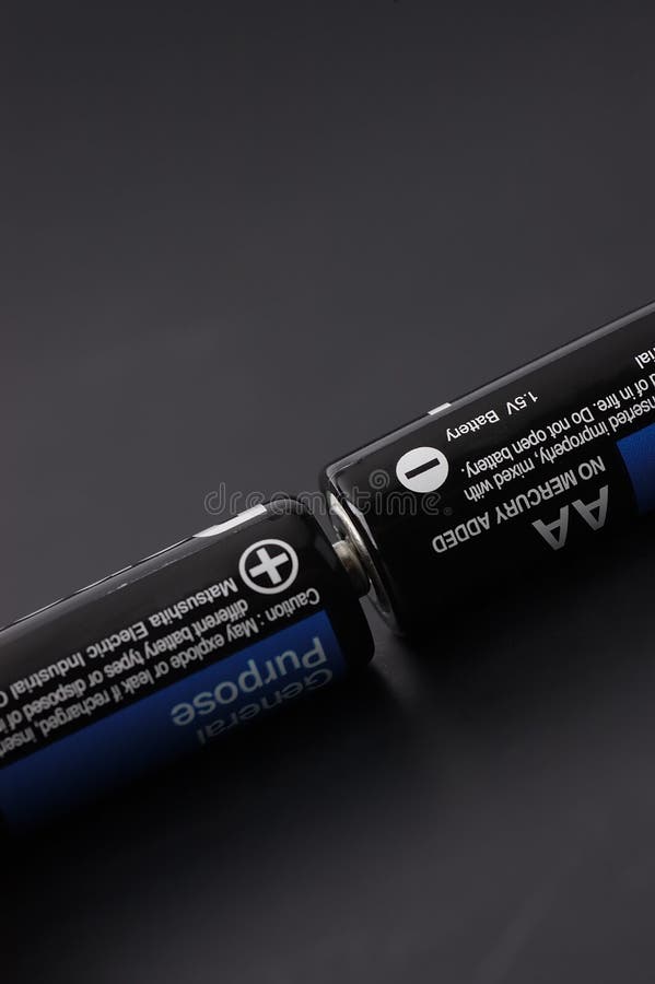 Batteries with Negative and Positive Poles Stock Photo Image of cell, mobility 6247656