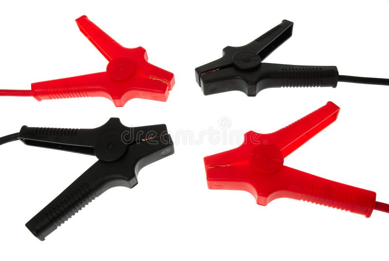 Battery Cables stock photo. Image of drained, electricity 15837096