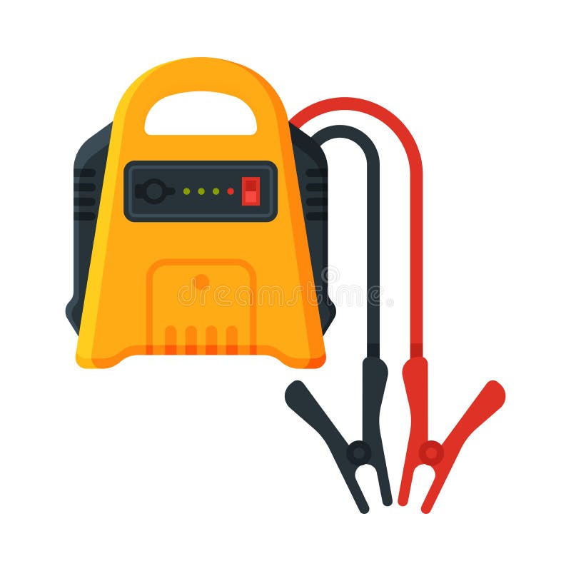 How To Jump Start a Car . Step by Step , Vector Stock Vector - Illustration  of charge, fixing: 254203996