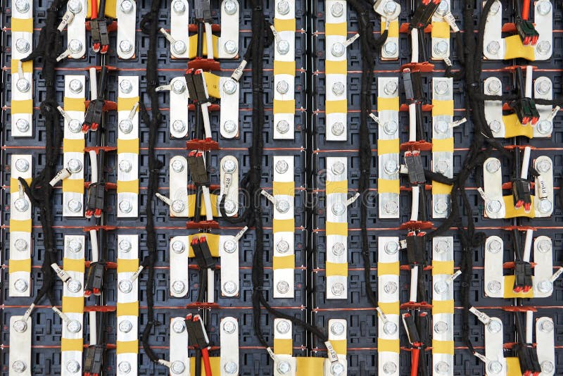 Battery Packs for Electric Car Stock Image Image of electricity