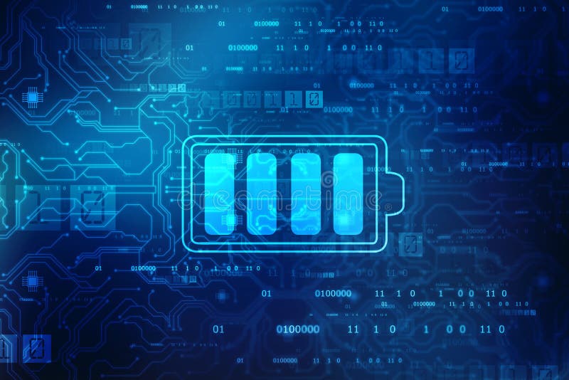 Battery Supply Concept Background, Energy Efficiency Concept