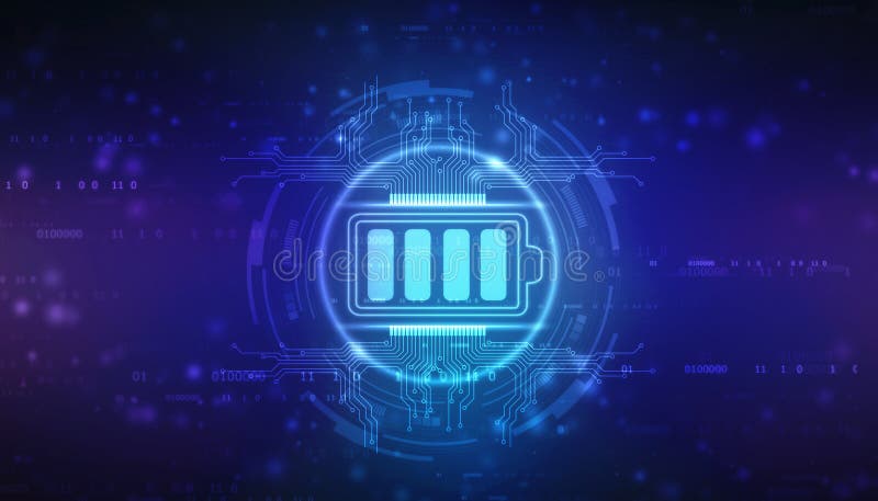 Battery Supply Concept Background, Energy Efficiency Concept, Power and Energy background vector illustration