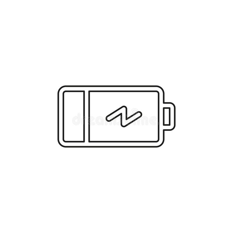 Battery vector icon stock illustration