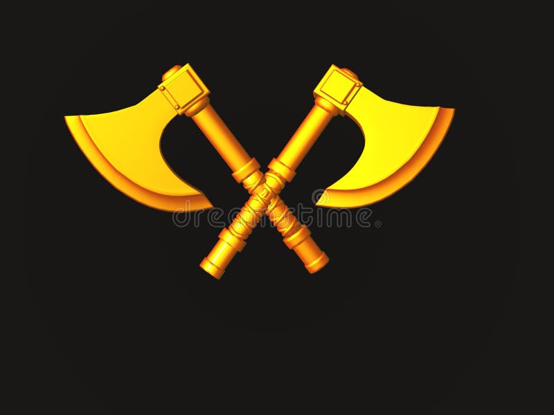Battle Axe royalty free illustration Battle Axe royalty free illustration