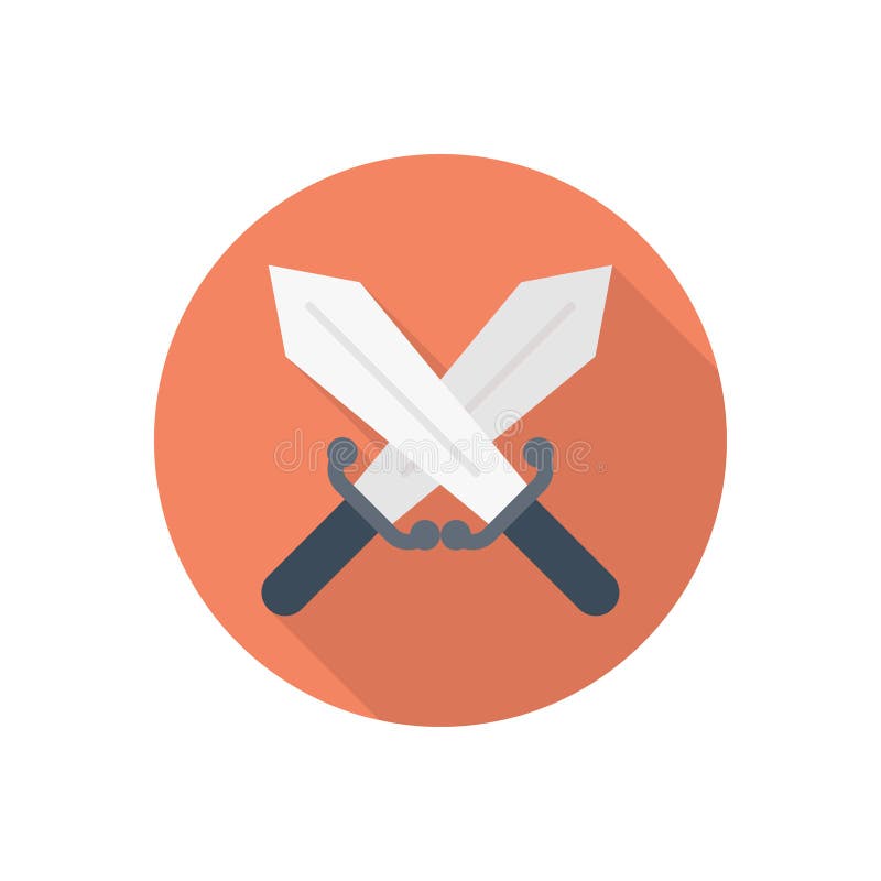 Premium Vector  Crossed swords icon combat with melee weapons