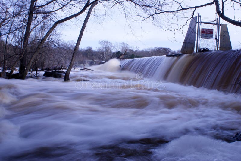 Battle Park Rocky Mount North Carolina Dam Site Stock Photo Image of
