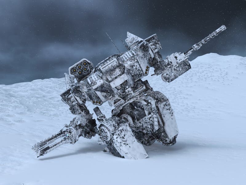 Battle robot royalty free stock photos