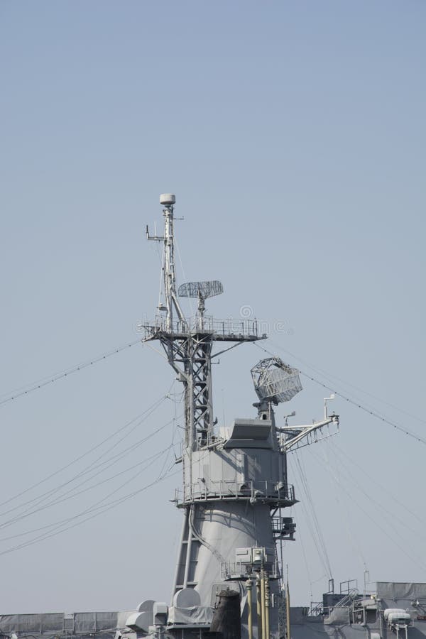 Battle ship radar stock photo. Image of military, marine 90326032
