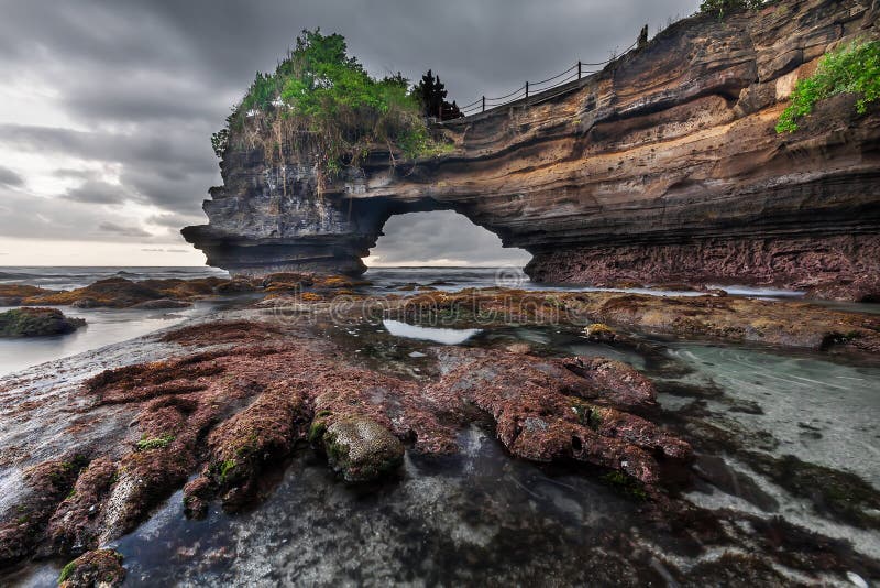 Batu Bolong beach, Bali stock image. Image of beautiful - 73483179