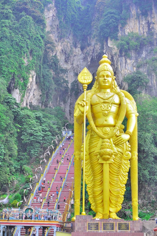 Batu Caves, Malaysia 22 February 2023 Batu Caves. Famous and Iconic