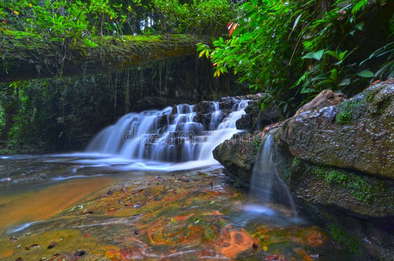Batu Hampar siklawa w Pahang, Malezja obraz stock Batu Hampar siklawa w Pahang, Malezja obraz stock
