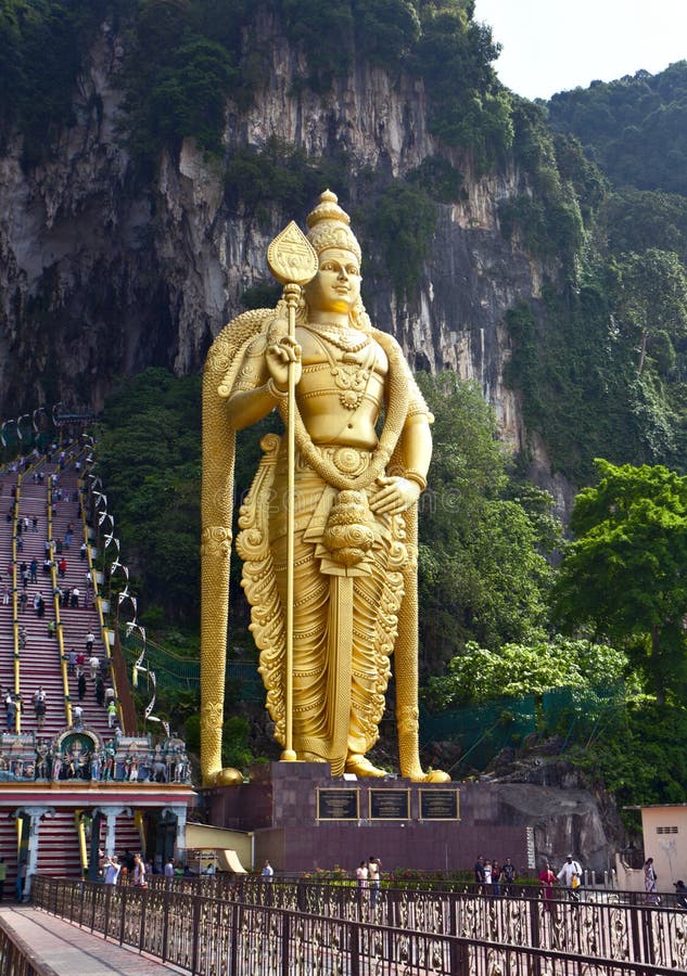 batu jaskiniowa Kuala Lumpur murugan statua obrazy stock batu jaskiniowa Kuala Lumpur murugan statua obrazy stock