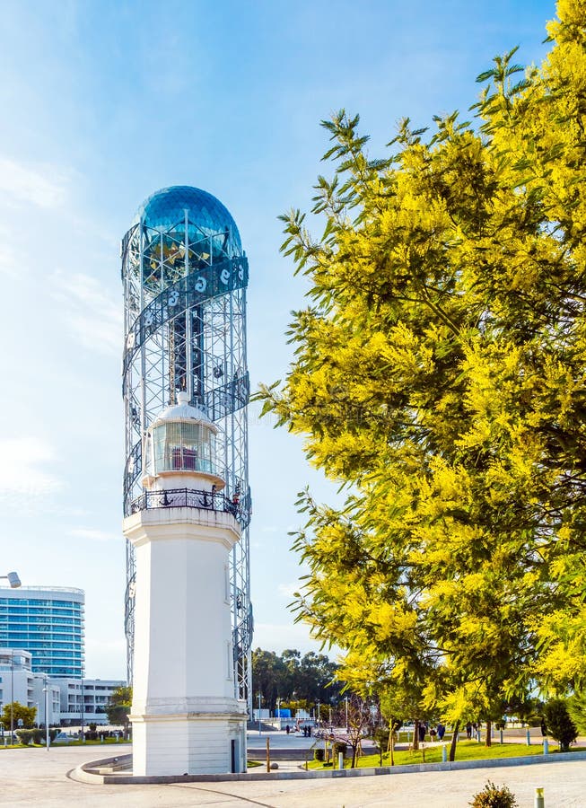 https://thumbs.dreamstime.com/b/batumi-georgia-february-lighthouse-alphabet-tower-mimosa-waterfront-popular-tourist-spot-blossoms-211859347.jpg