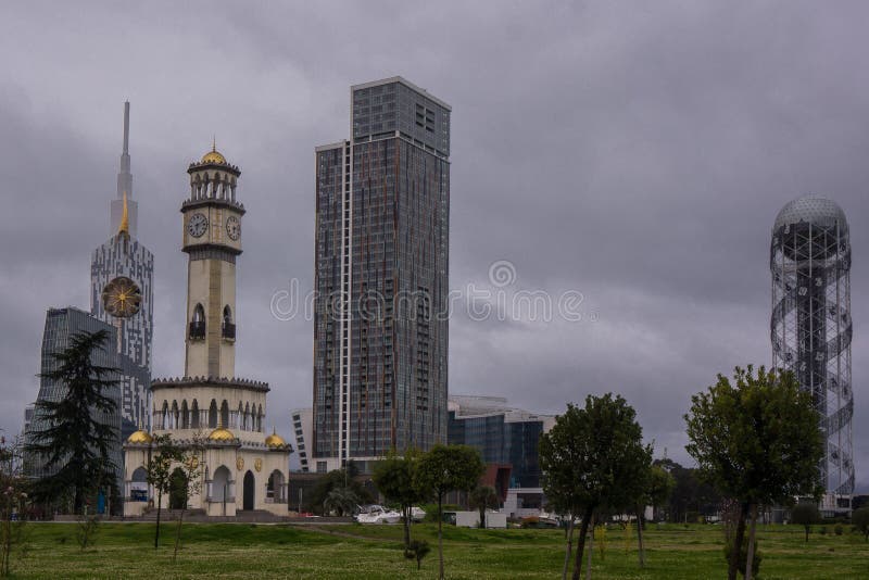 Batumi skyline at daytime stock images Batumi skyline at daytime stock images