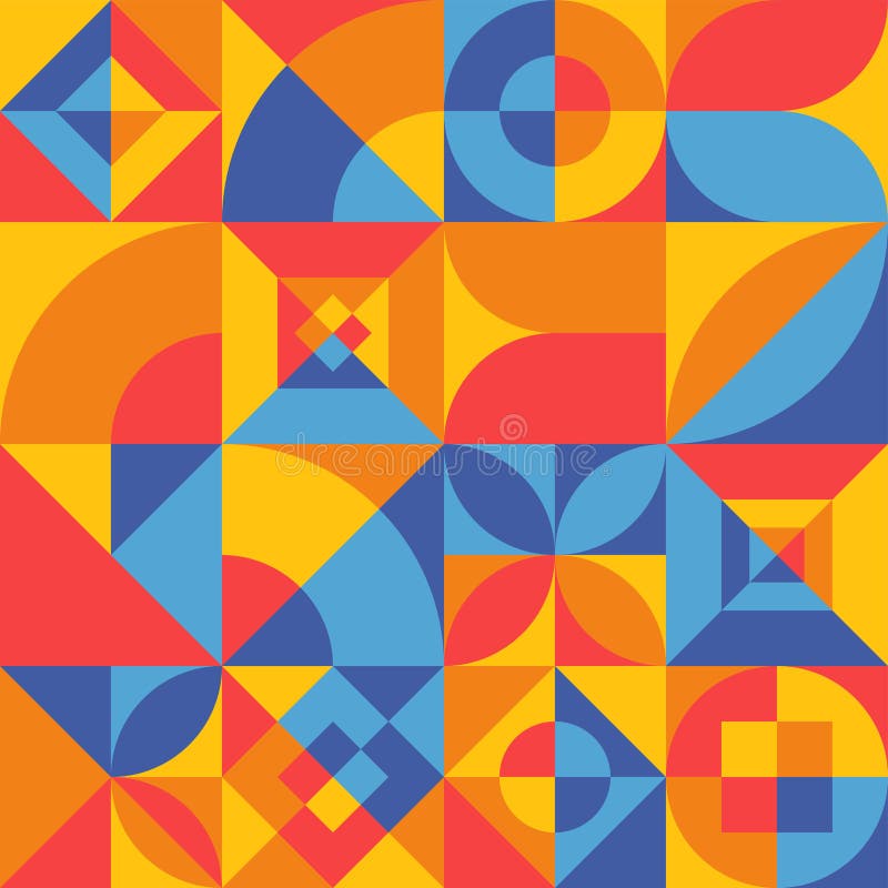 Illustration geometrical pattern