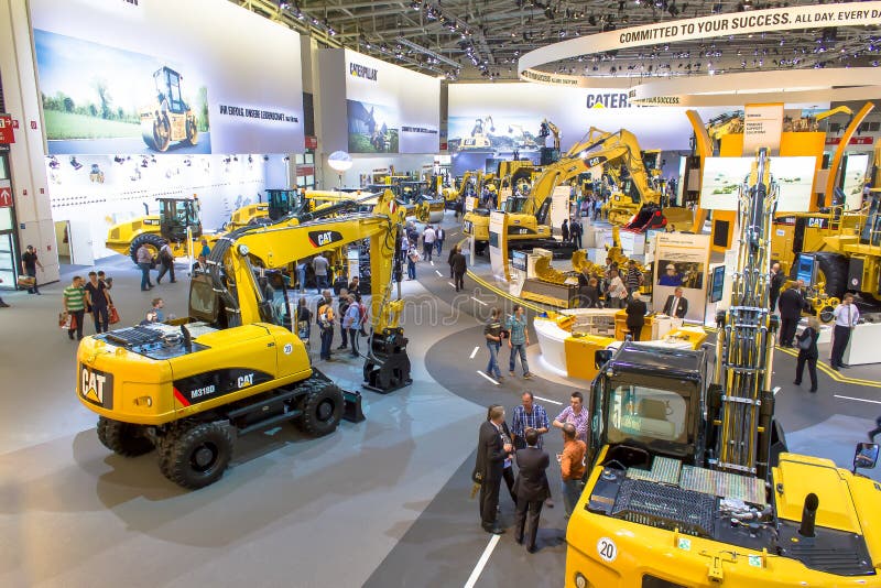 Bauma 2013 editorial image. Image of international, germany 35356205