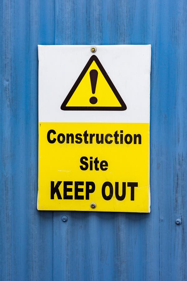 Baustelle halten Zeichen ab stockbild Baustelle halten Zeichen ab stockbild